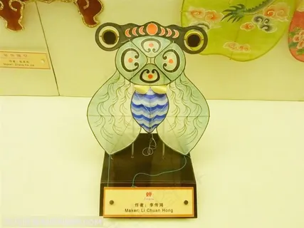 风筝之都 山东潍坊风筝博物馆 蝉风筝写真图片