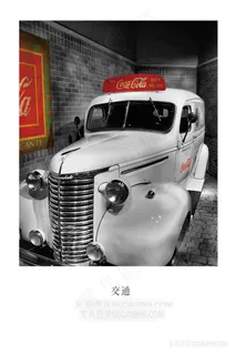 唯美老爷车手绘插画 唯美老爷车手绘插画