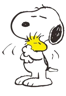 卡通史努比和崔迪