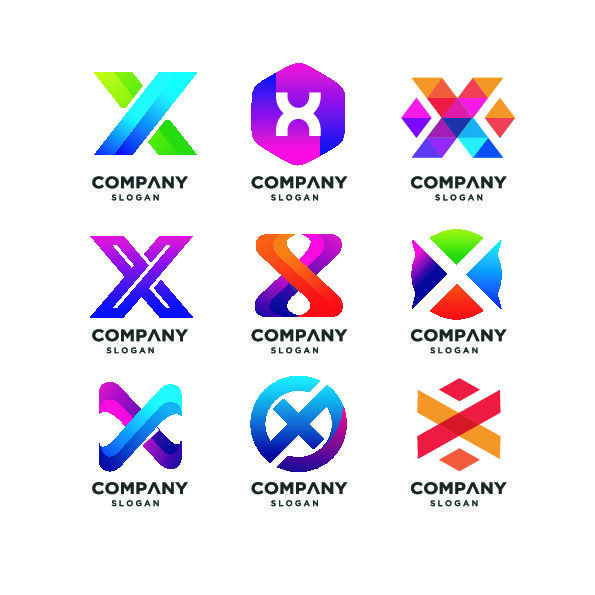 图标识标志公司字母企业商标品牌LOGO设计素材矢量模板