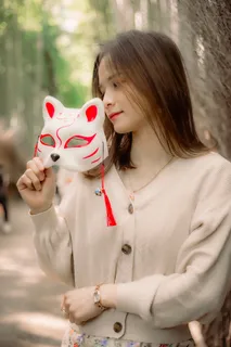 清新唯美可爱的女孩摄影图片