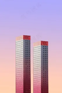 两栋商业大楼图片 两栋商业大楼图片