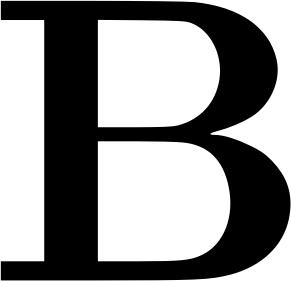 字母B PNG免抠(291x281)