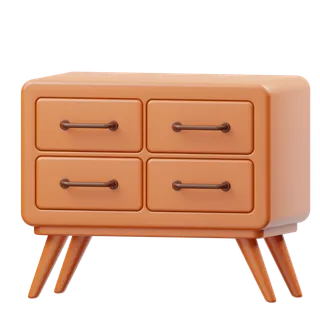 柜子棕色家具png素材