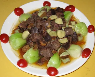 腊八蒜烧驴肉 32元 (1)