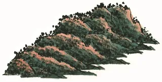 水墨山石美图jpg素材