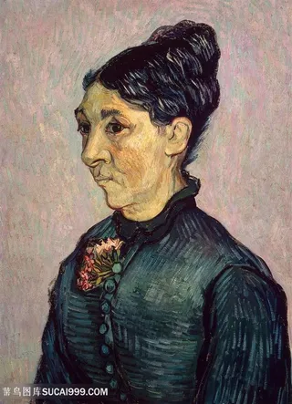 梵高女性抽象派人物油画图片