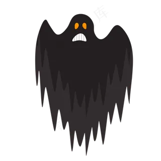 万圣节幽灵节日元素幽灵
