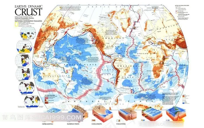 世界地图素材图片