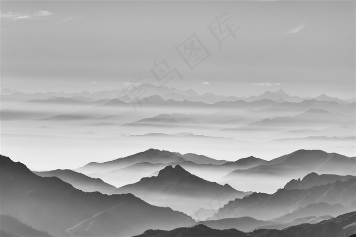 唯美的山川云雾景色