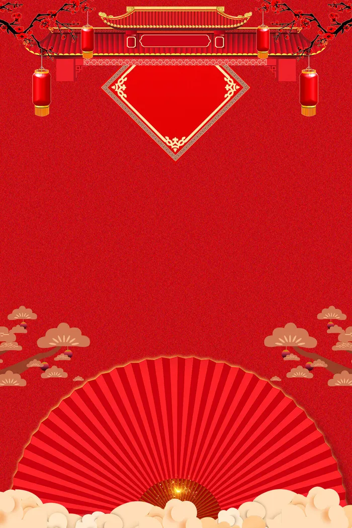 新年春节喜庆摄影楼背景图设计素材(3543x5315)psd模版下载