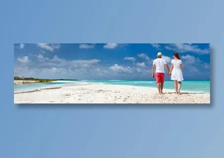 海滩度假的情侣