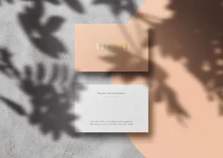 名片样机设计素材