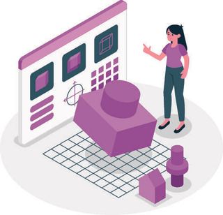 扁平化人物场景办公互联网等距ai矢量设计网页海报UI素材插画