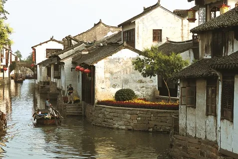 苏州昆山周庄古镇水岸古建筑 苏州昆山周庄古镇水岸古建筑