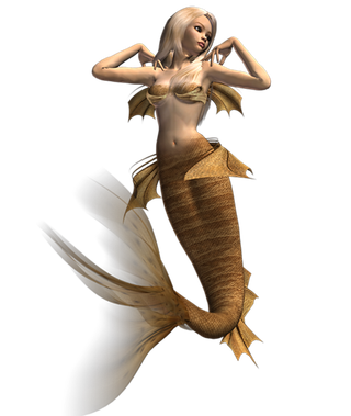 17 (5)免抠 设计 元素 二次元 美人鱼