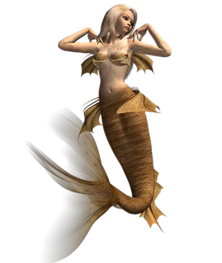 17 (5)免抠 设计 元素 二次元 美人鱼