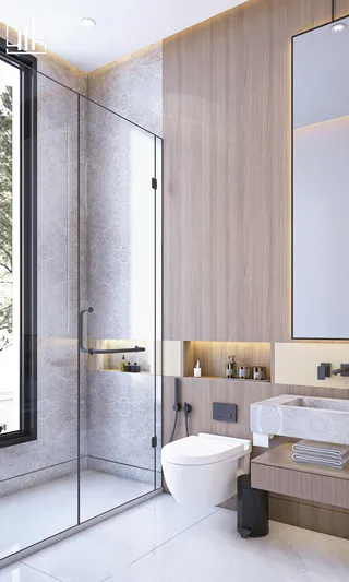 浴室现代简约风格特写场景近景(63)