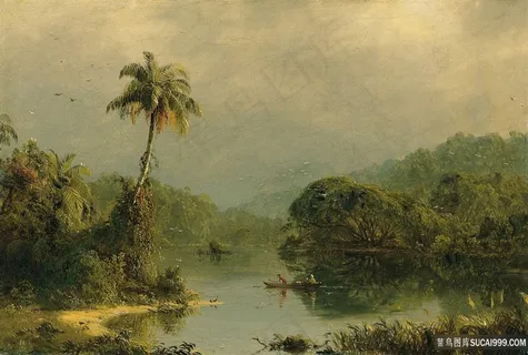 弗雷德里克 · 埃德温 · 丘奇-热带风景