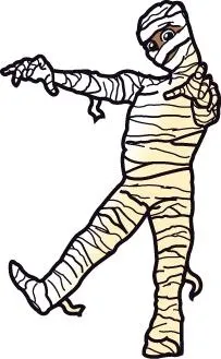 木乃伊 PNG免抠(203x329)