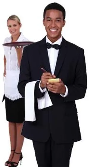 服务员 PNG免抠