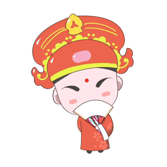 卡通京剧戏剧人物脸谱插画PNG图片 国潮中国风Q版戏剧人物PS素材