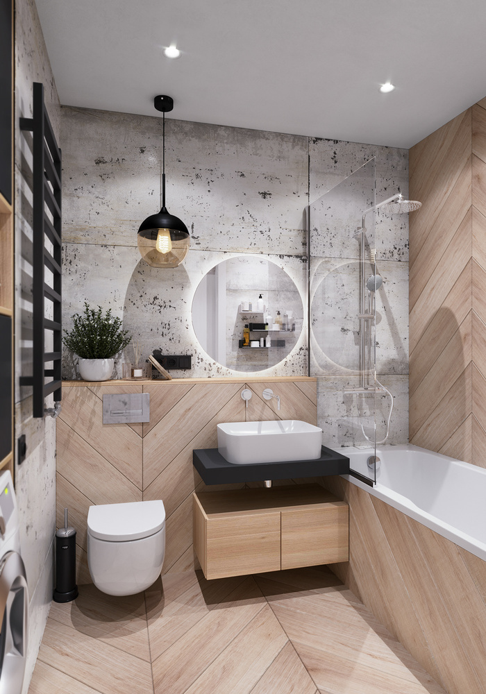 浴室现代简约风格特写场景近景(24)