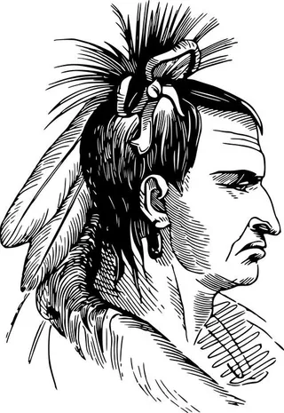 美国印第安人 PNG免抠