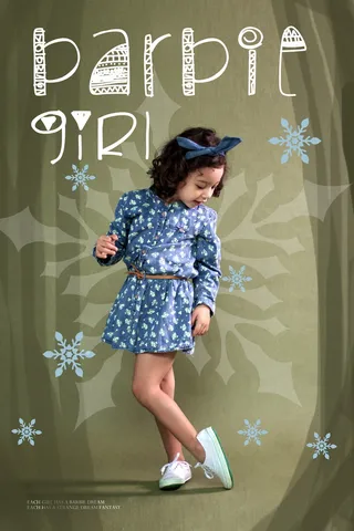 儿童潮童单片PSD模版120款