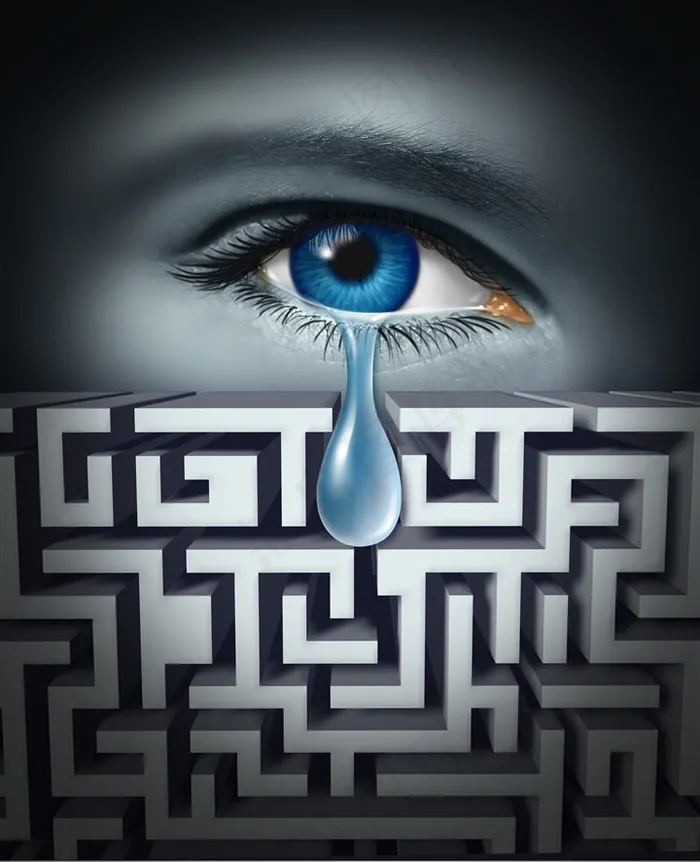 哭泣商业创意广告素材