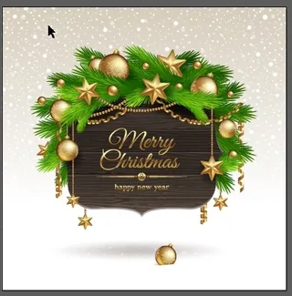 设计冬天圣诞节背景