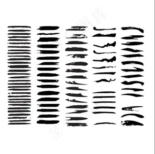 笔触 毛笔 笔画