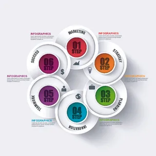 ppt素材3d数据图表模板可视化图形统计标签矢量图标模型ai源文件