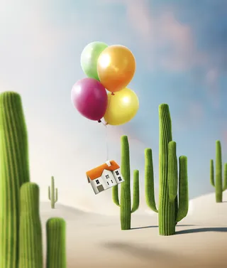 房地产创意海报PSD素材