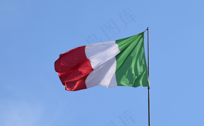 意大利旗帜图片