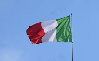 意大利旗帜图片