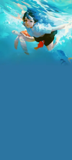 夏季游泳池背景