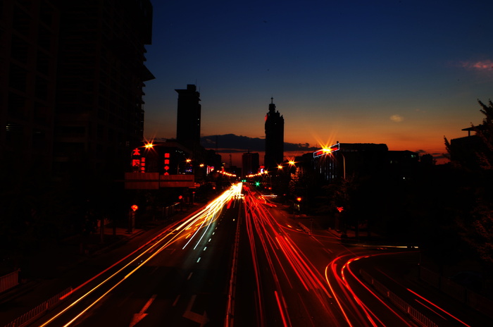 高清唯美城市夜景风景