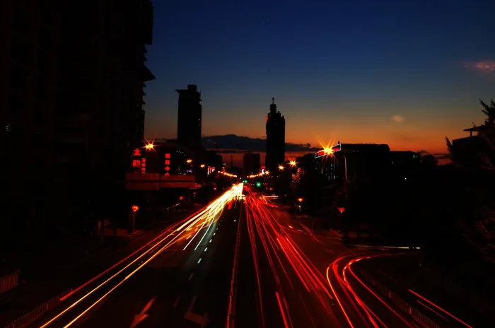 高清唯美城市夜景风景
