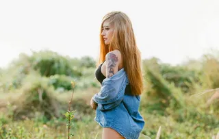 摄影图片人物美女模特照片