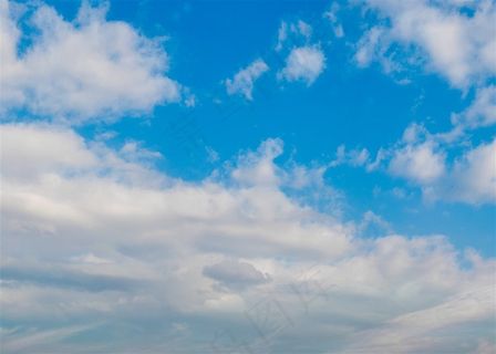 蓝天云层风景