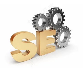 创意立体金属齿轮seo字体设计