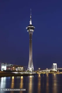 澳门旅游塔夜景