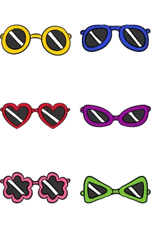 各类卡通眼镜