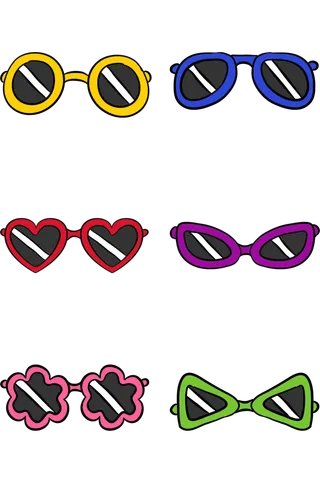 各类卡通眼镜