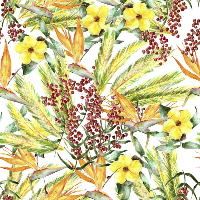 花卉水彩水粉画