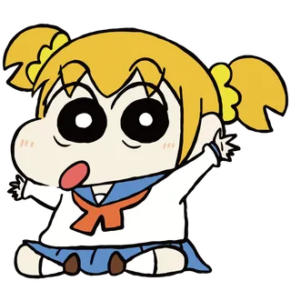 蜡笔小新可爱动画人物免扣素材