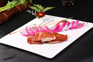 火龙果猪颈肉 (3)