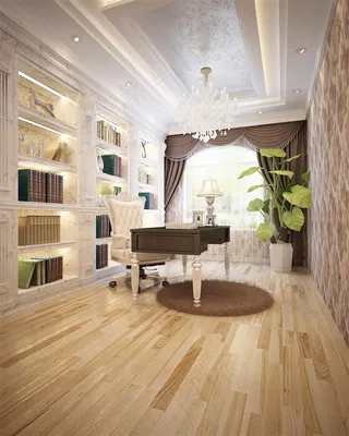 欧式书房效果图