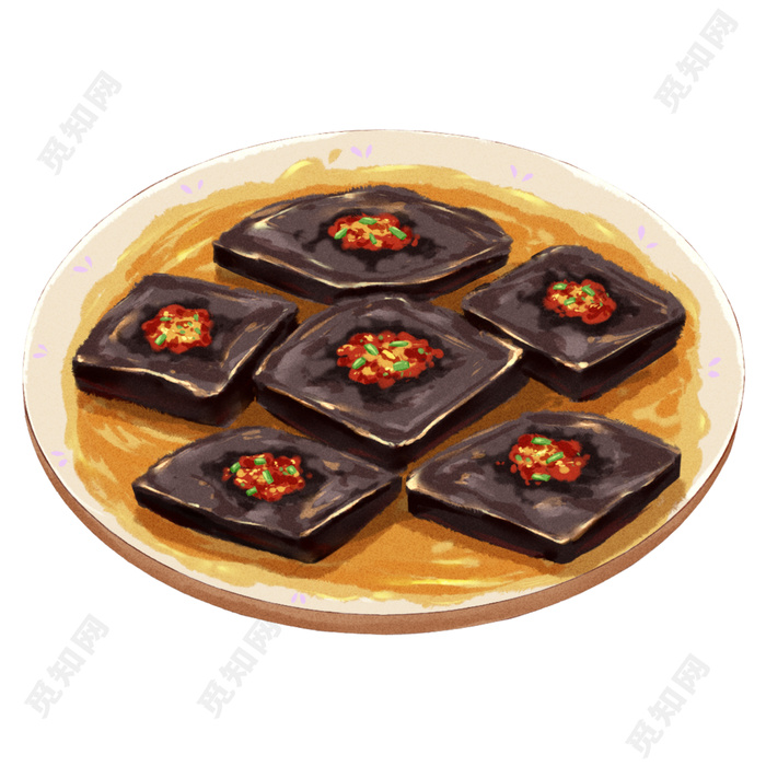 长沙臭豆腐美食元素素材